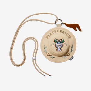 Labubu Mini Hat Bag – Platycerium Design | Fall In Wild Serie | Botanisch Collectible Accessoire