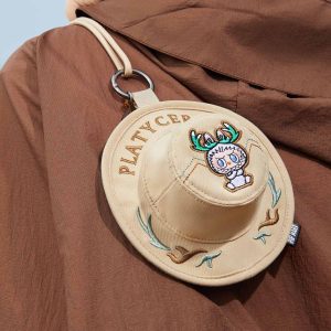 Labubu Mini Hat Bag – Platycerium Design | Fall In Wild Serie | Botanisch Collectible Accessoire