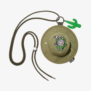 Labubu Mini Hat Bag – Cactus Design | Fall In Wild Serie | Gedurfd Botanisch Accessoire