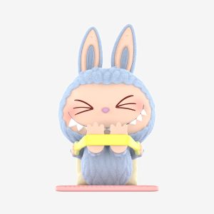 Labubu Stretch Out Beeldje – Lazy Yoga Serie