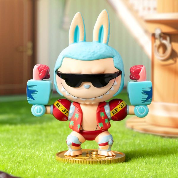 Labubu × One Piece Franky Figurine – Gelimiteerde Cyborg Timmerman Collectible