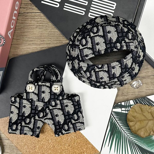 Zwart en Ivoor Textuur Set voor Labubu – Ambachtelijke Chic en Unieke Stijl - Afbeelding 2