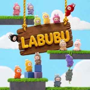 Labubu Pin for Love Roze – Blind Box Kawaii Knuffelhanger Collectie