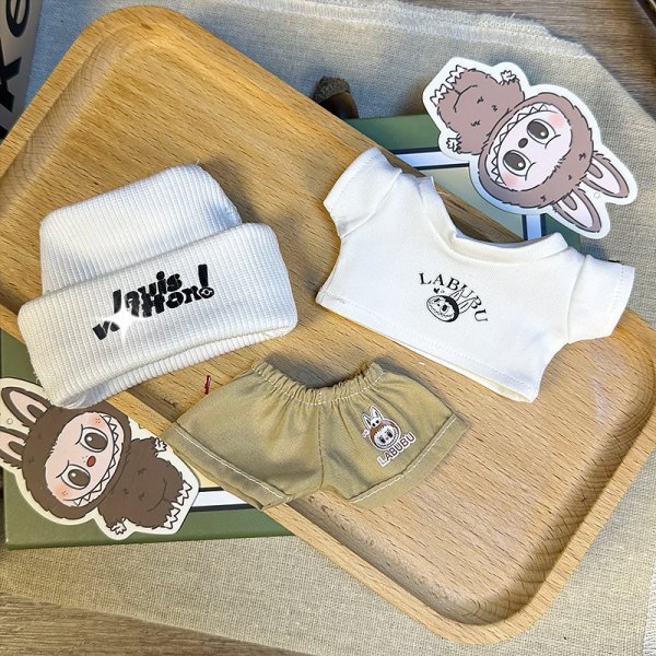 Labubu Classic Wit & Beige – Zoetheid en Ondeugendheid in Harmonie - Afbeelding 2