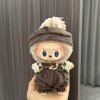 Labubu Vintage Bruine Outfit – Klassieke en Gezellige Editie met Corduroy Broek en Gebreide Blouse