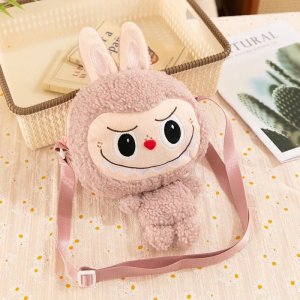 Labubu Schoudertas Pluche – Beige Konijn Editie | Kawaii Accessoire & Collector