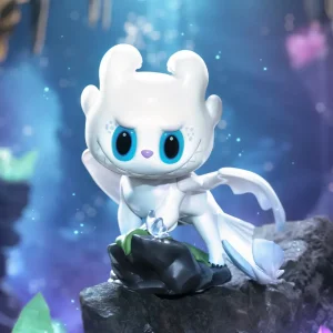Furia Luminosa Verzamelfiguur – Witte Kawaii Draak uit Hoe Tem Je een Draak