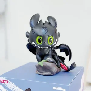 Chimuelo Verzamelfiguur – Zwarte Kawaii Draak uit Hoe Tem Je een Draak