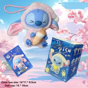 Labubu x Stitch Blind Box Serie – Eet iets voor het slapengaan