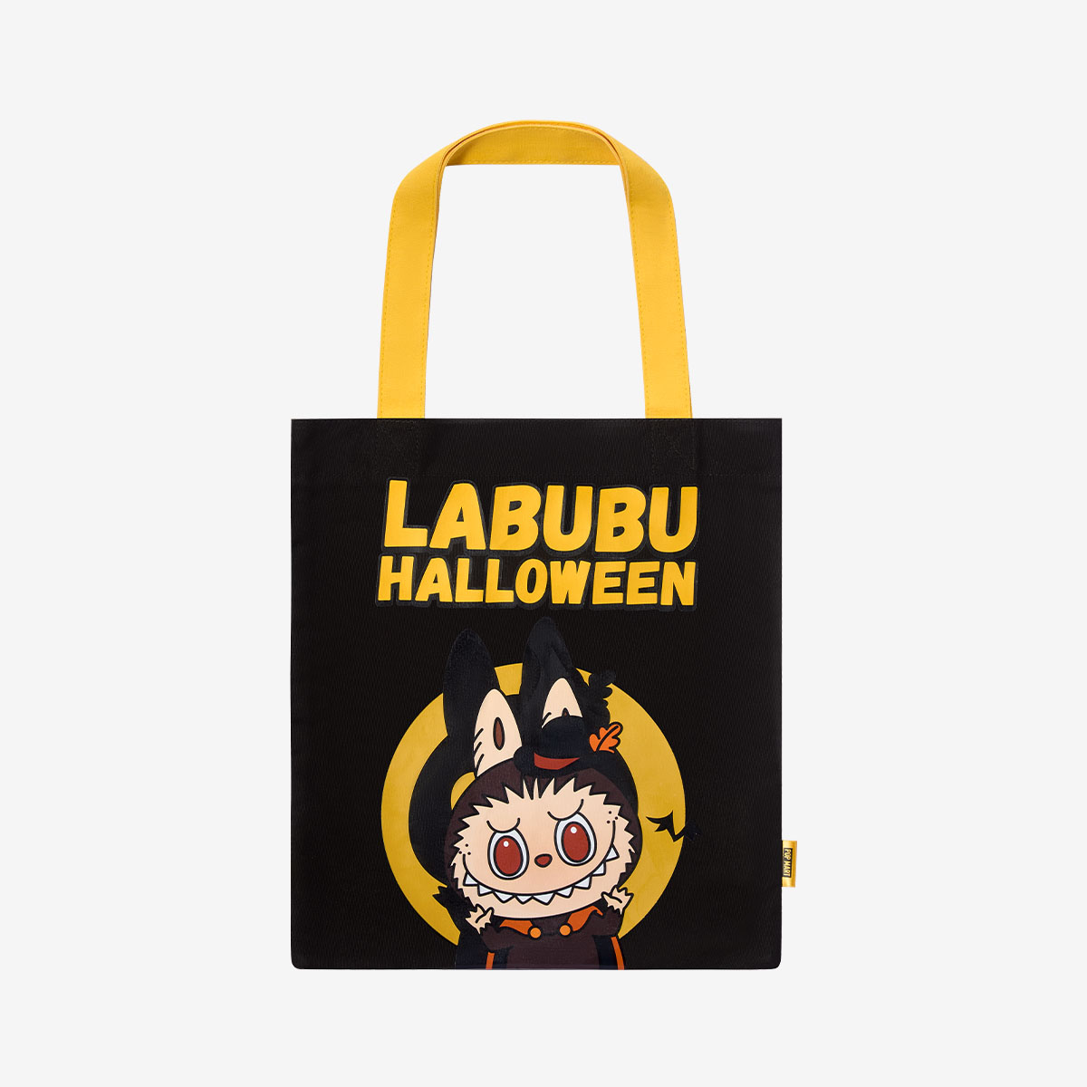Labubu Halloween Canvas Tas – Limited Edition Tote 35x40cm | Herbruikbare Halloween Shopper