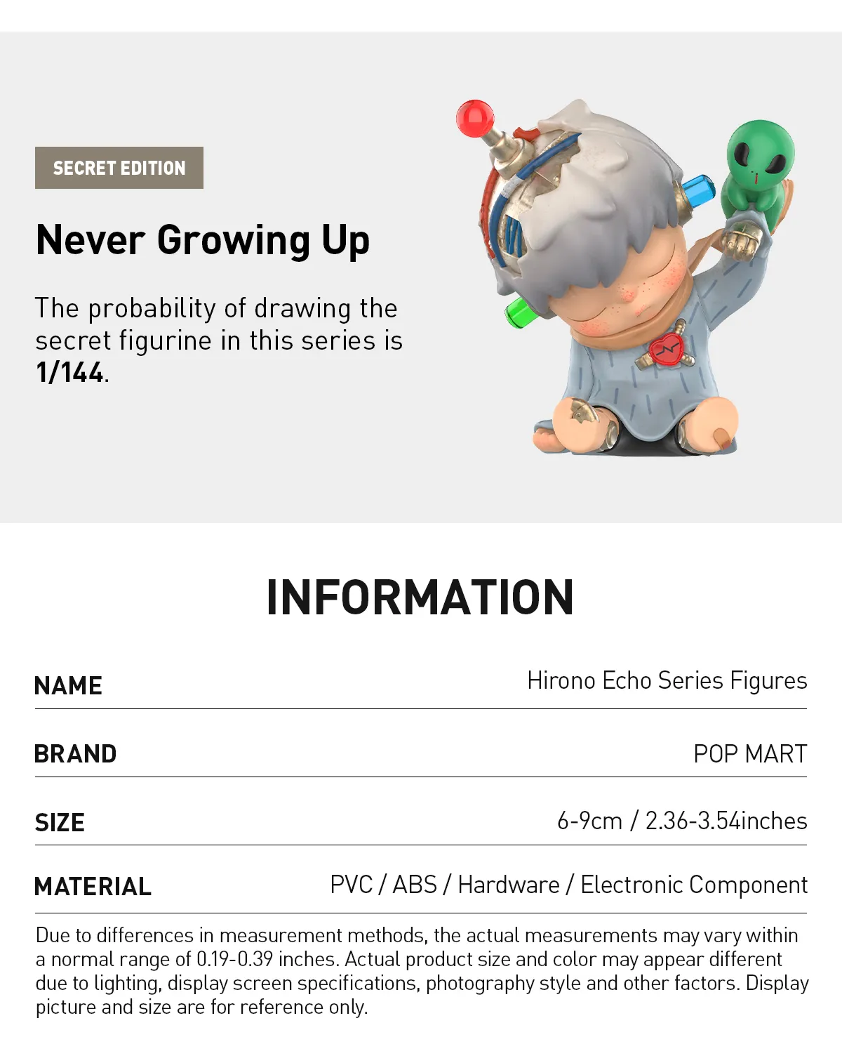 Hirono Echo Series Figuren | Designer Art Toys Blind Box Collectie - Afbeelding 17