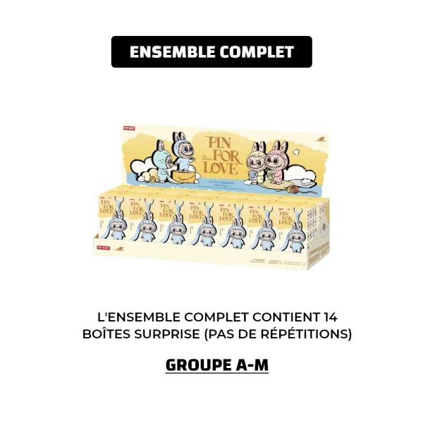 Labubu Pin For Love Serie – Blind Box (A-M Collectie) Verrassingsfigurines - Afbeelding 6